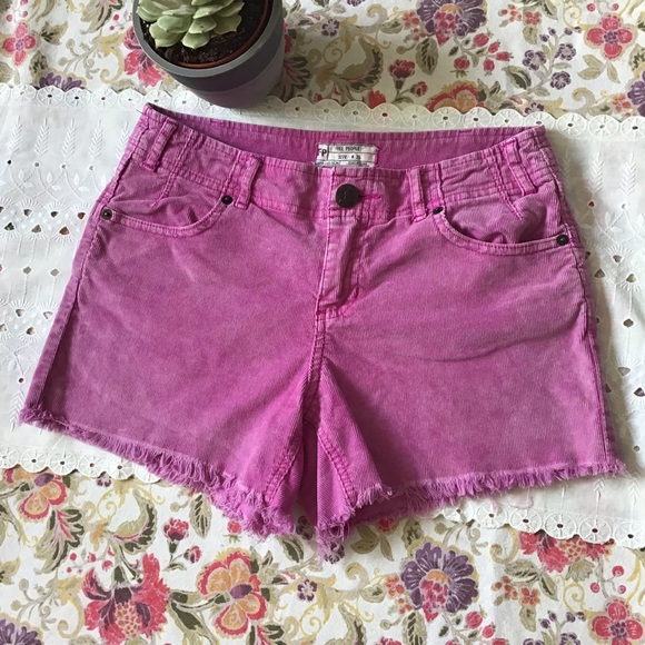 Free People Pants - Free People Corduroy Cut Off Shorts